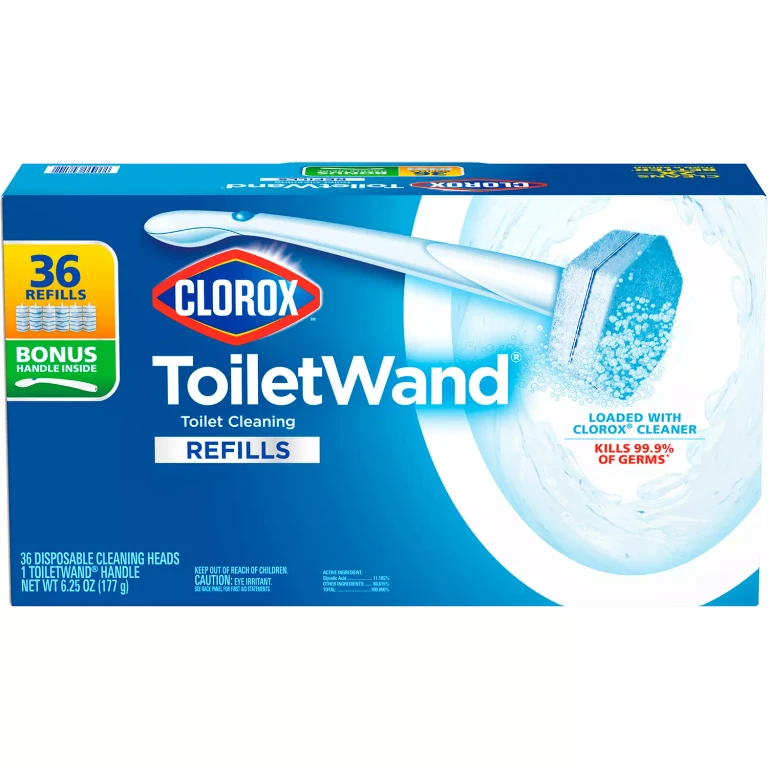 ToiletWand Toilet Bowl Cleaner Kit, 1 ToiletWand + 36 Refills