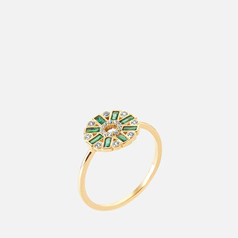 by Mia K. - Solis Baguette Sunburst Ring