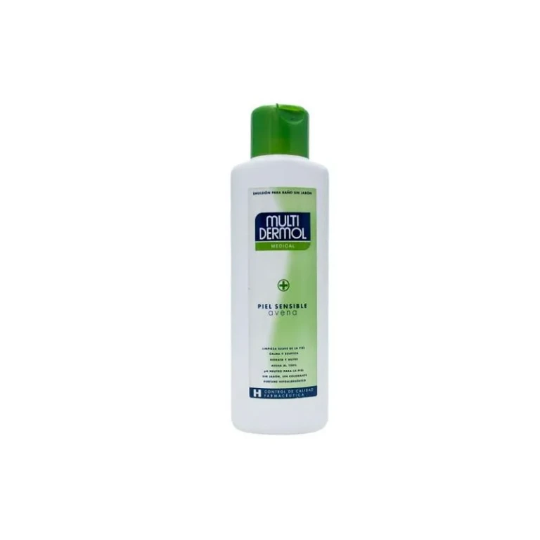 Gel de banho sem sabão de aveia Multidermol 750 ml