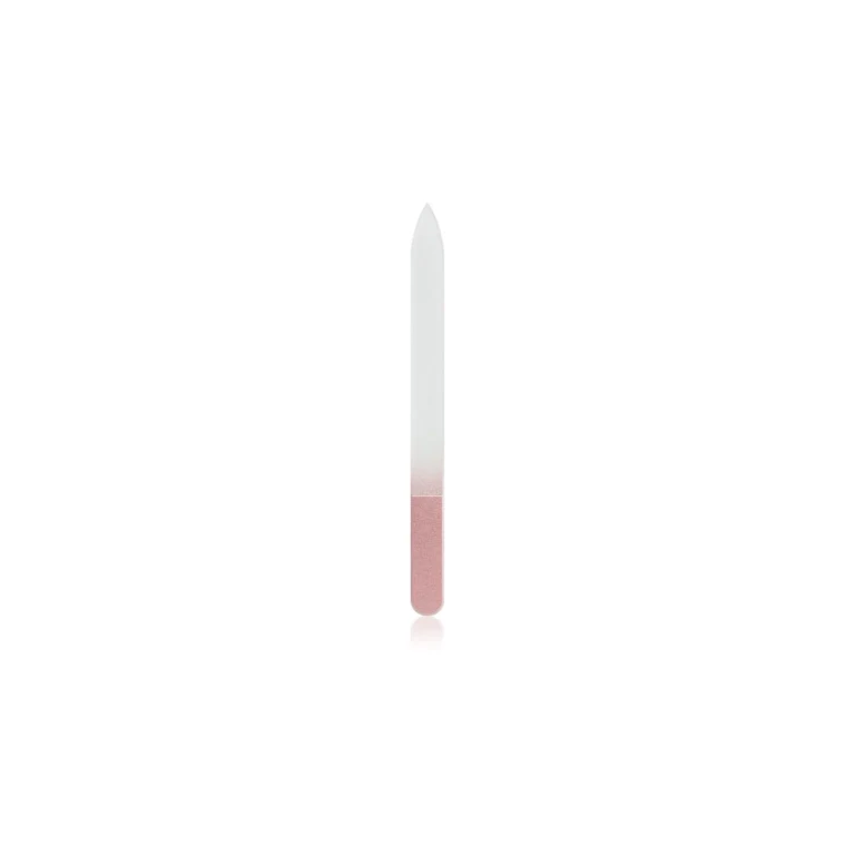 Pink glass nail file