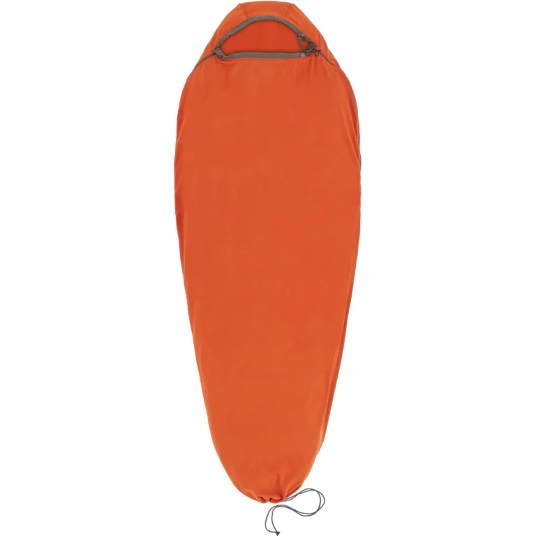 Reactor Fleece Mummy Sleeping Bag Liner with Drawcord