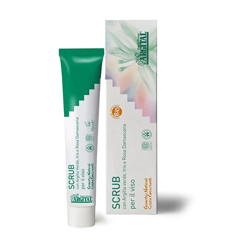Green clay face scrub and mask 200 ml