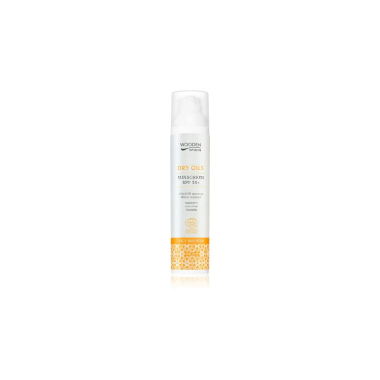 Latte abbronzante agli oli secchi per viso e corpo SPF 35