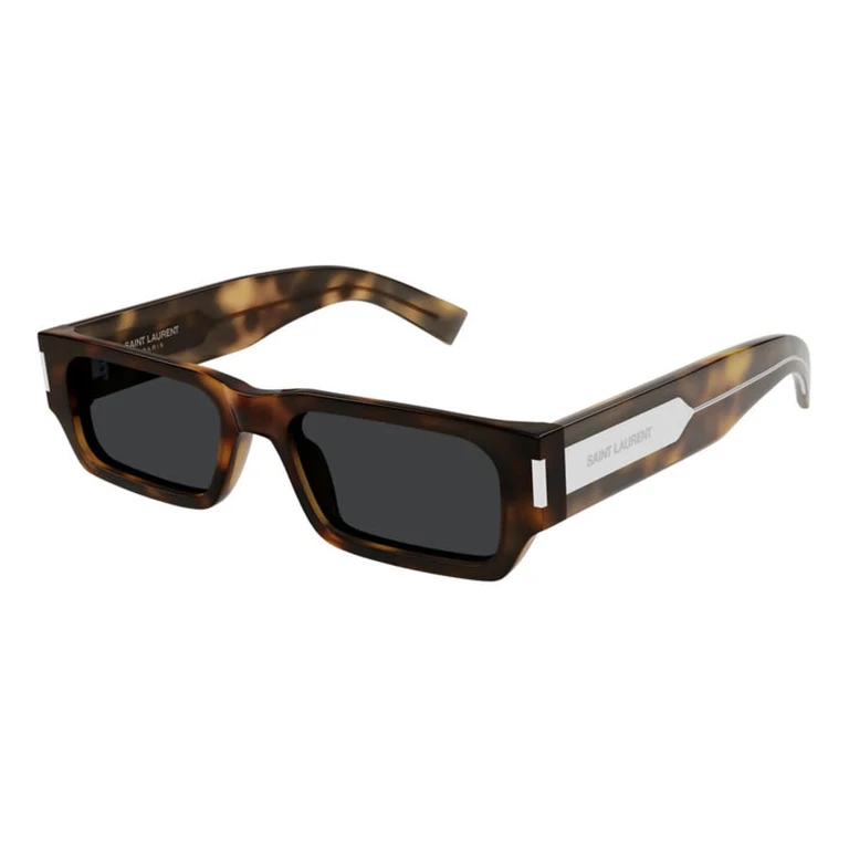 Unisex Black Rectangular Sunglasses SL660 002
