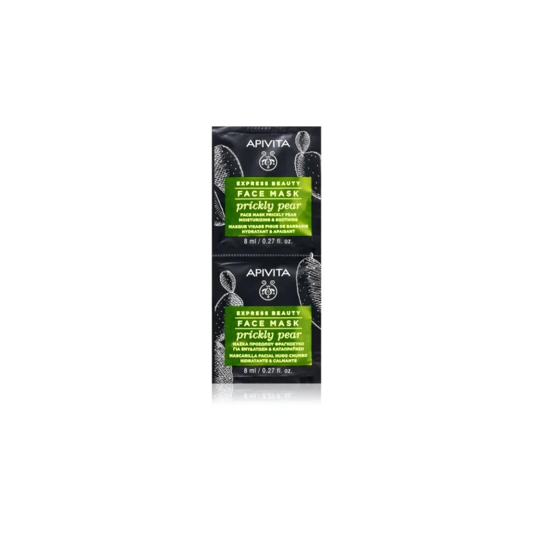 Express Beauty Moisturizing and Soothing Face Mask with Prickly Pear 2x8ml