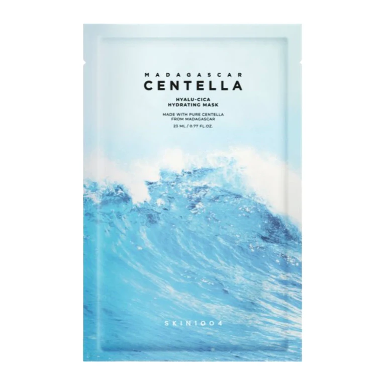Madagascar Centella Hyalu-Cica Maschera in Tessuto Idratante Intensa 23ml — Maschera in tessuto