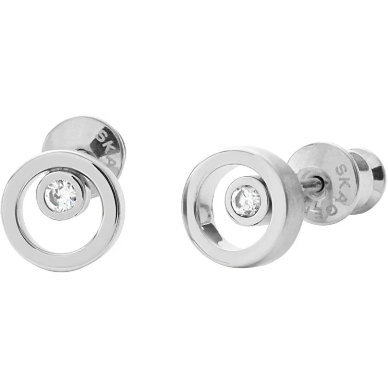 Women's Earrings in Steel with Crystal Skj0836040