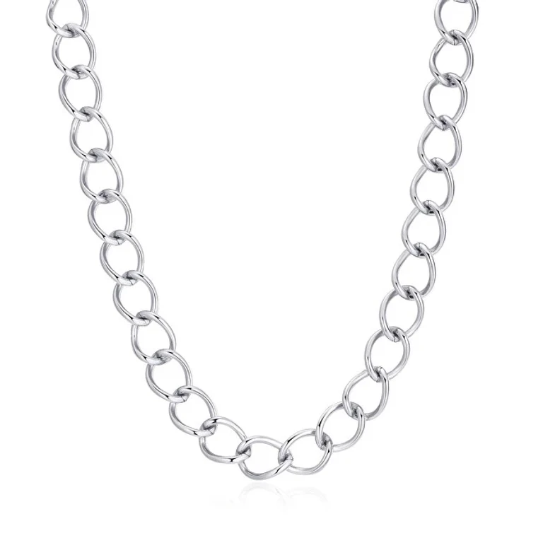 Women's Solid Steel Necklace Shk29