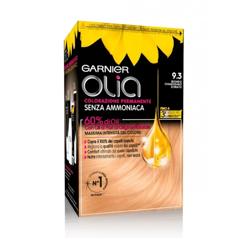 Olia Permanent Hair Color Very Light Golden Blonde 9_3