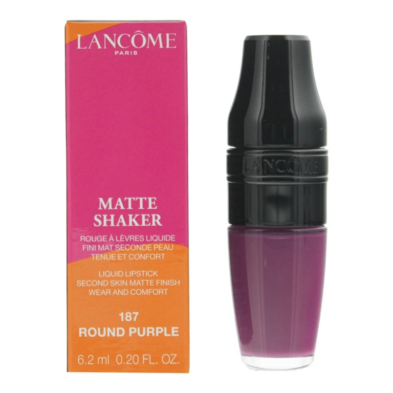 Lancome Matte Shaker Liquid Lipstick Liquid Lipstick 187 Round Purple 62 ml