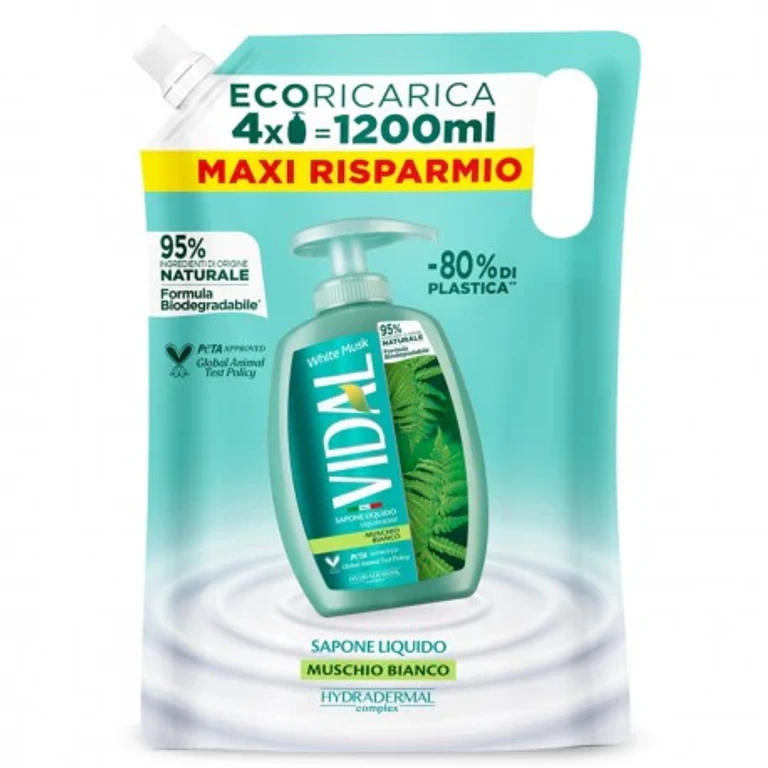Eco-Recharge Liquid Soap 1200ml White Musk
