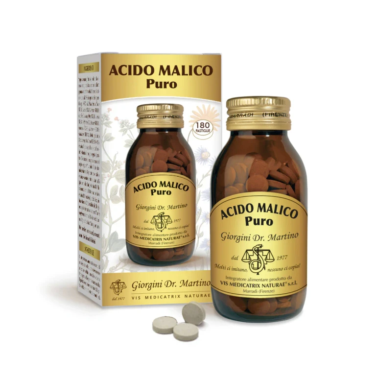Pure Malic Acid 90 G - Tablets of 500 Mg