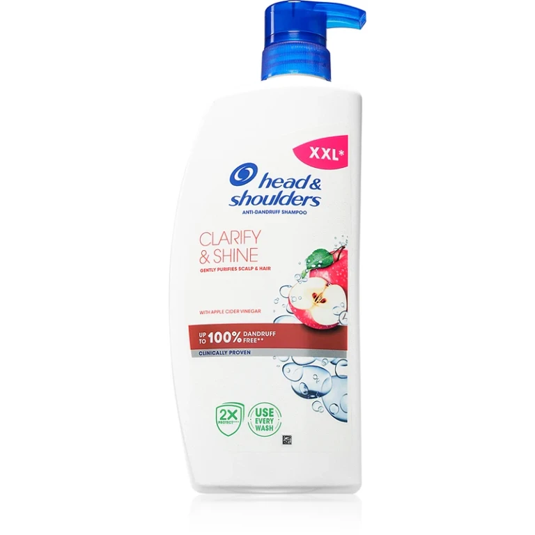Clarify & Shine Anti-Dandruff Shampoo for Shiny Hair - Volume: 800 ml