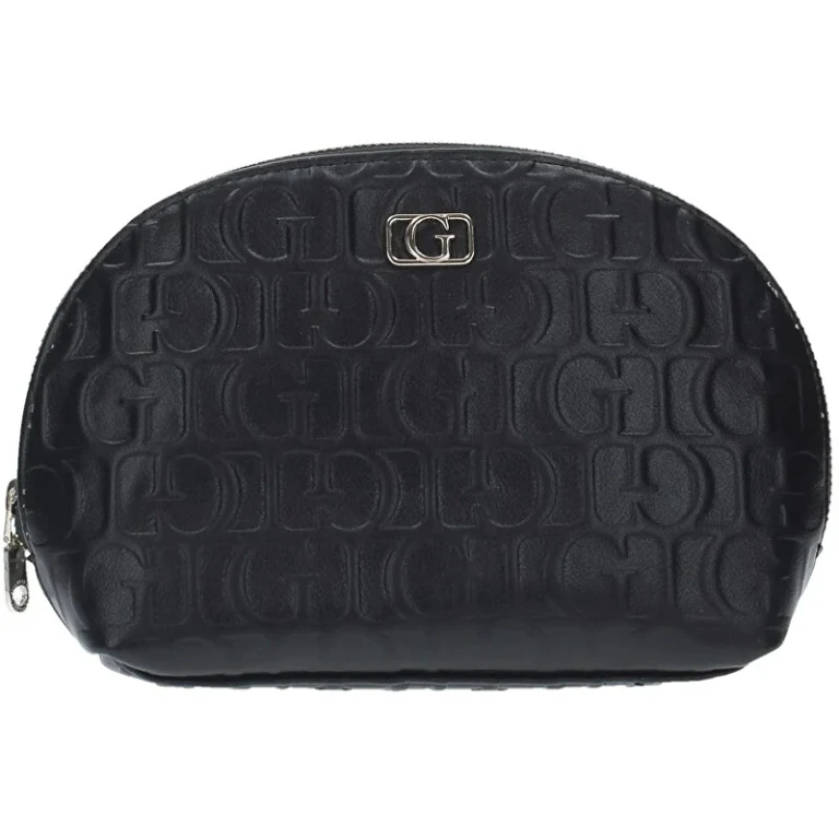 Black Oval Women's Cosmetic Bag