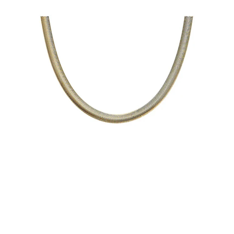 Luxury Necklace Gold Plated Modern Stack Skj1866710