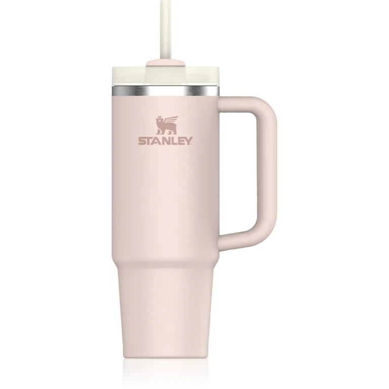 Quencher H2.O FlowState™ Stainless Steel Thermal Tumbler with Straw Rose Quartz 2.0 890ml