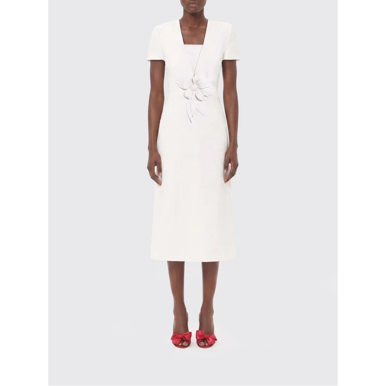 Wool and Silk Midi Dress Garavani (8B0VAKG51CFA03)