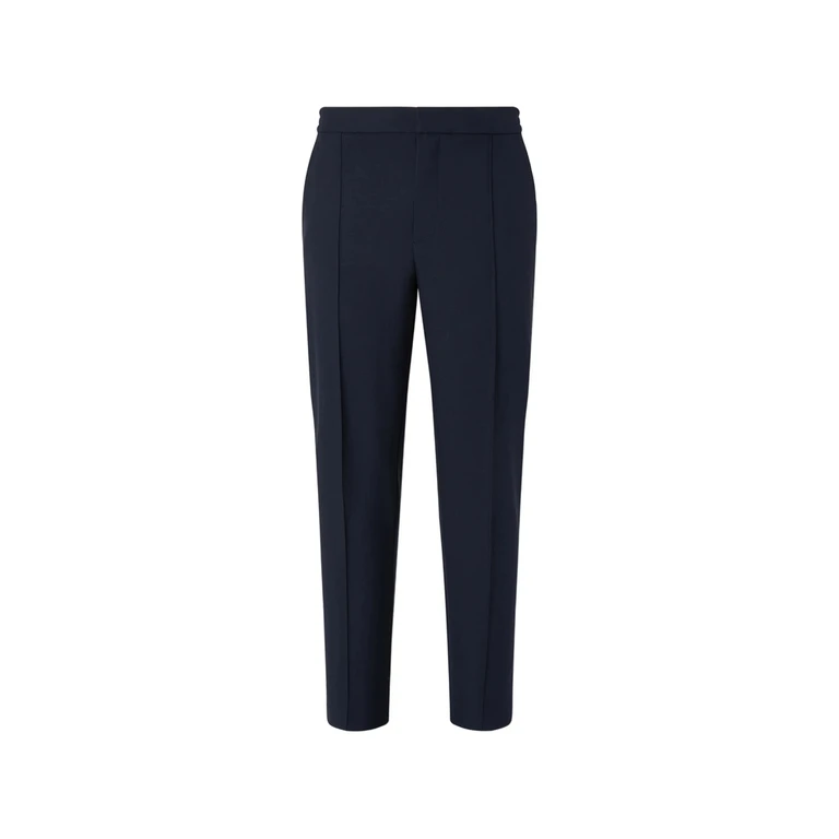 Navy Blue Wool Pants