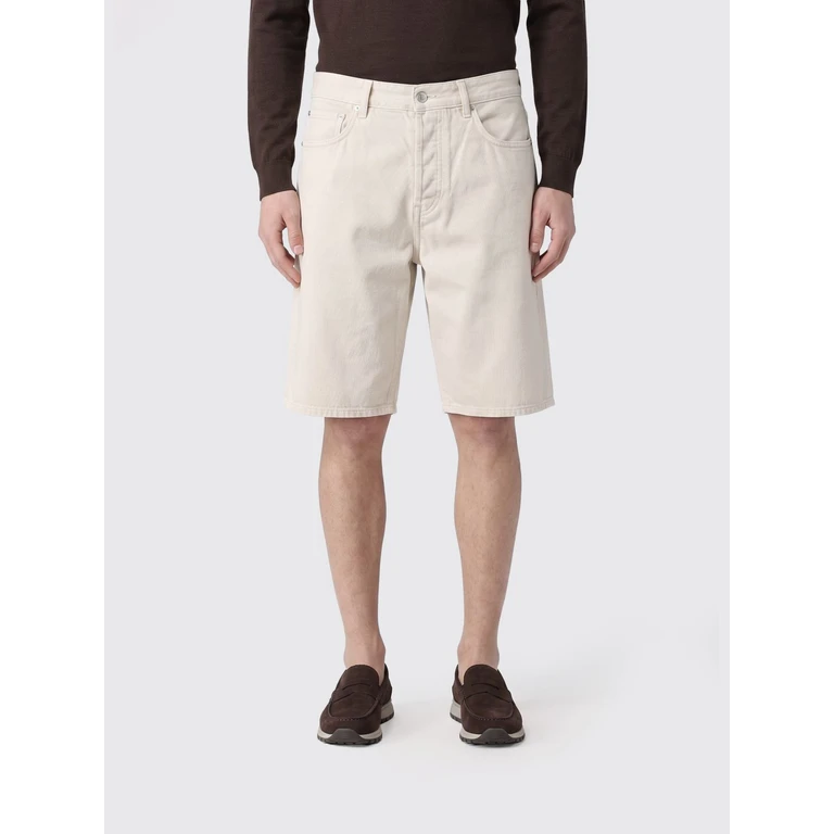 Cotton Denim Bermuda Shorts with 5-Pocket Design (NEDPT2055)