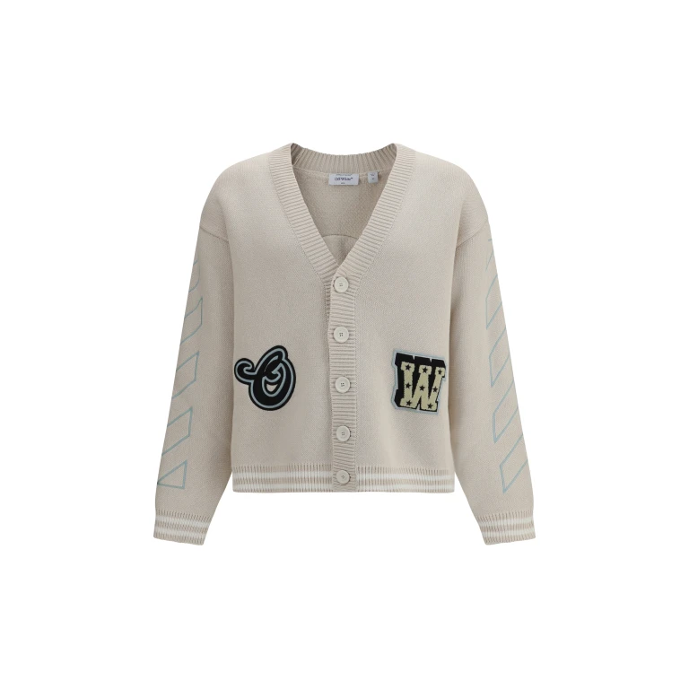 Cardigan Star Logo Diagonal Cream