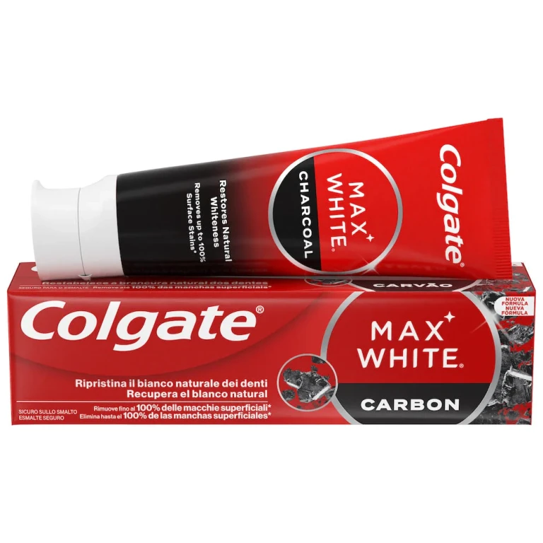 Maxi White Carbon Dentifricio Sbiancante 75ml — Dentifricio