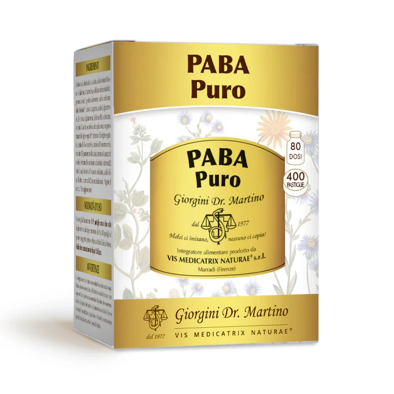 Paba Puro 400 tablets from 500 mg - 200 g