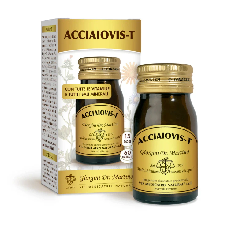 Acciaiovis-T 60 tablets of 500 mg - 30 gr