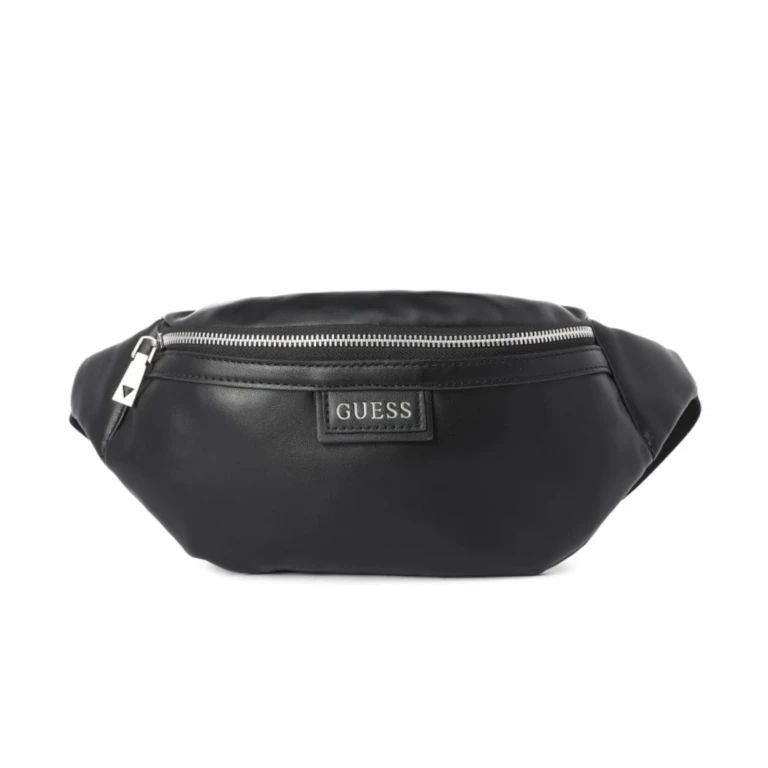 , Ladder, Synthetic Leather, Fabric Bum Bag, HMESCAP1230, Black, 21.3 x 15 x 7.5 cm, Men's
