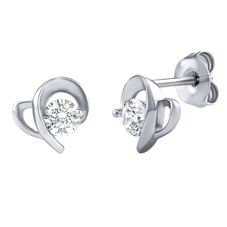 Thin Silver Earrings Jjje0409