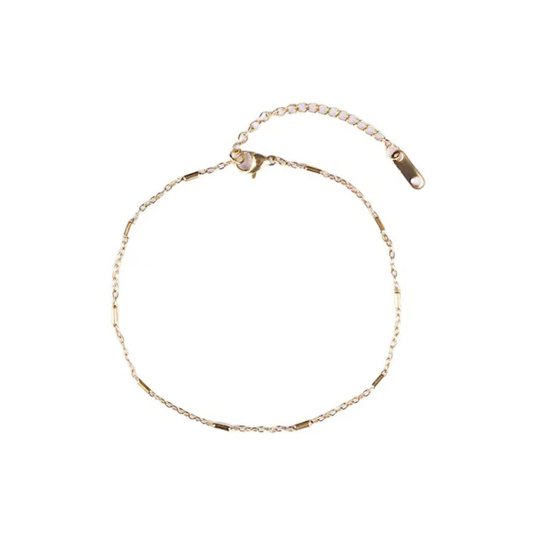 Gold Plated Steel Anklet Zarella Ewa250355G