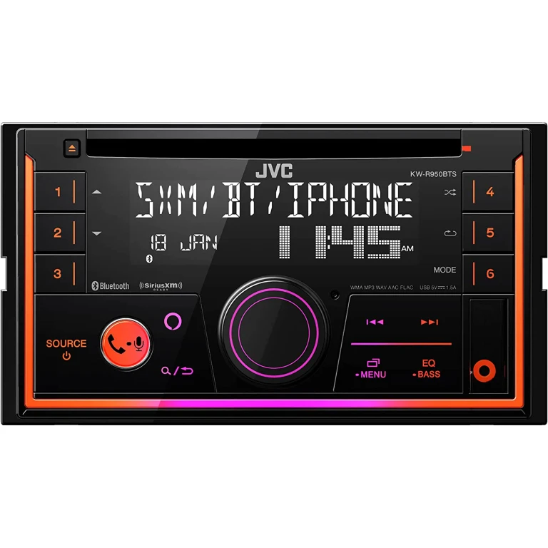 KW-R950BTS Bluetooth Double-Din Car Stereo Receiver