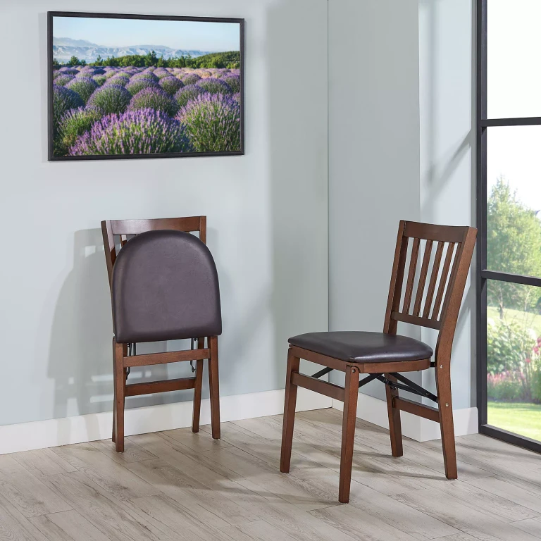 School House Wood Folding Chair, 2 Pack