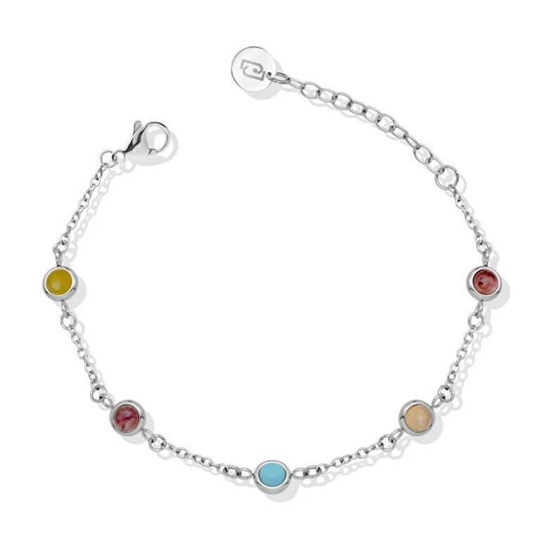Liu Jo Delicate Multicolored Steel Bracelet Lj2861