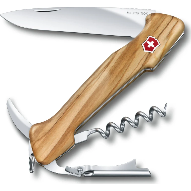 Wine Master Pocket Knife with Leather Pouch