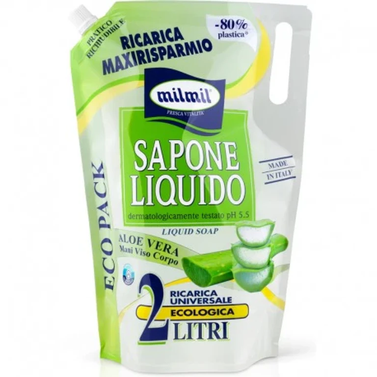 Liquid Soap Aloe Refill Sachet 2 Liters