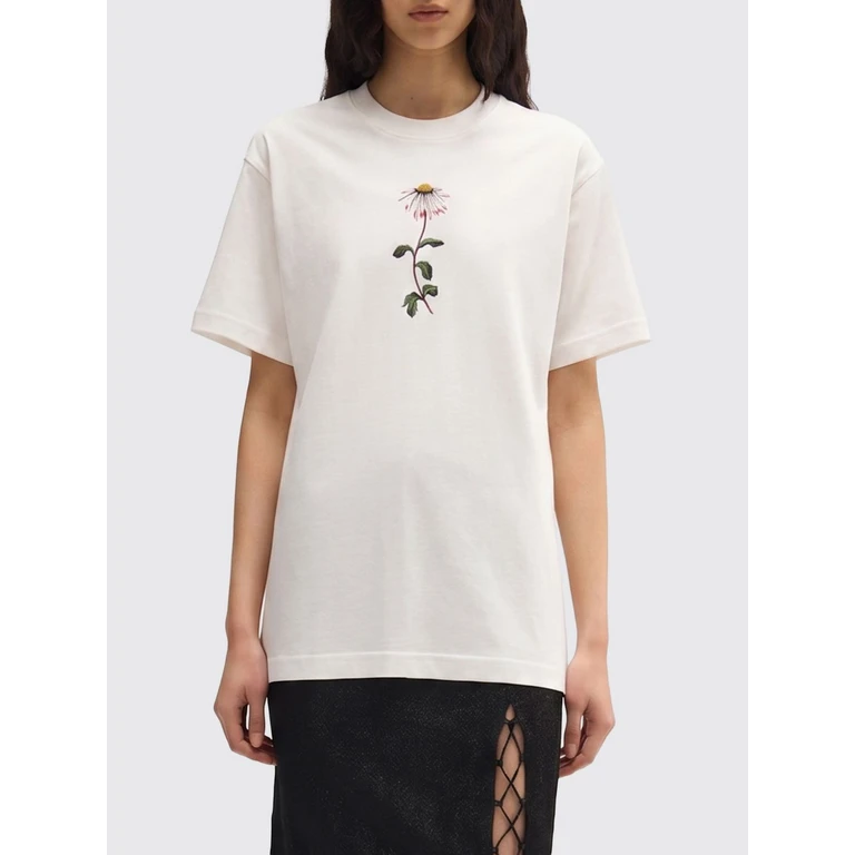 Cotton T-Shirt with Floral Print (M26E1ACJR015UN02101)