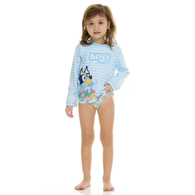 Character Girls Uv Tee Bluey 3T:- Bluey - Online Only, 3T