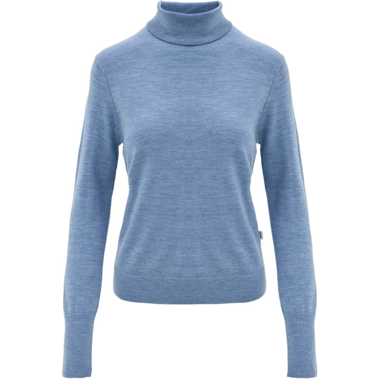New Haven Lightweight Merino Turtleneck Knit Sweater - Women's