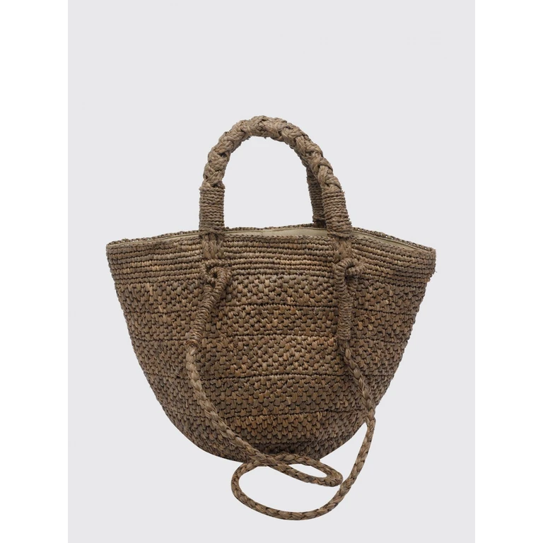 Raffia Arona Bucket Bag (ARONADARKTEA)
