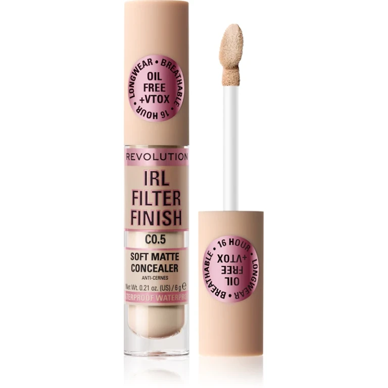IRL Filter long-lasting concealer for una full coverage color C0.5 6 g