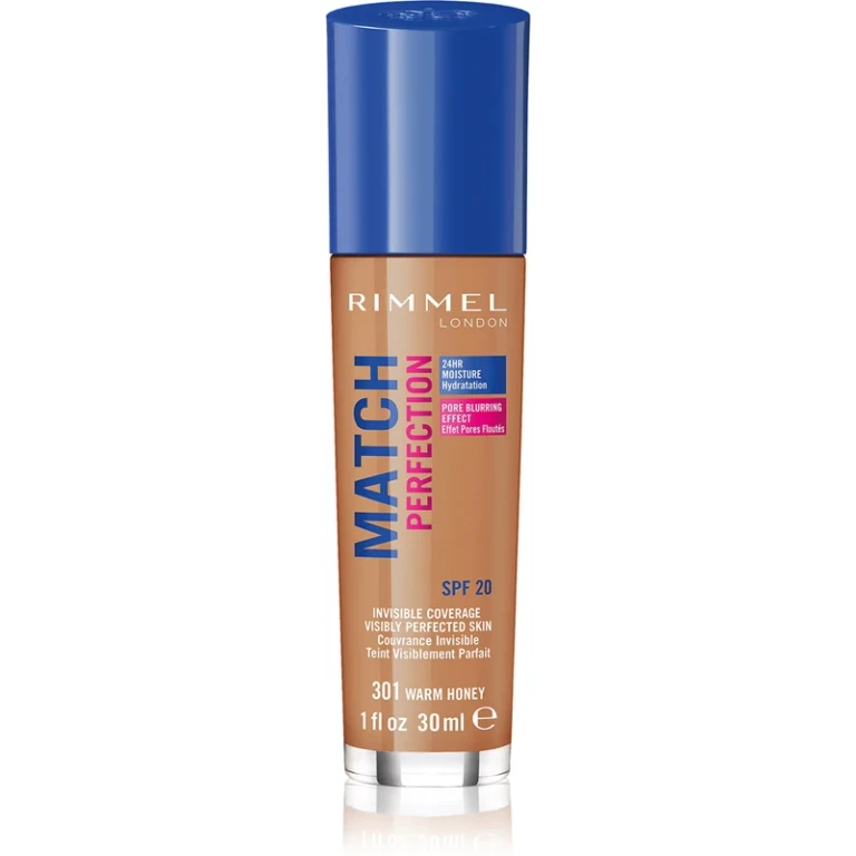 Match Perfection Liquid Foundation SPF 20 Color 301 Warm Honey 30 ml