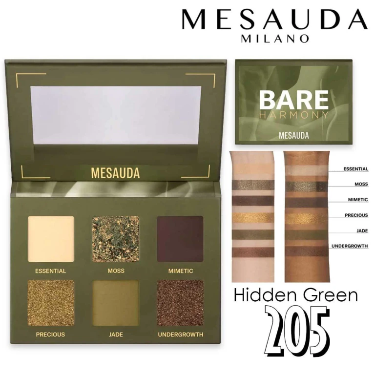 Bare Harmony Palette 205 - Verde Hidden
