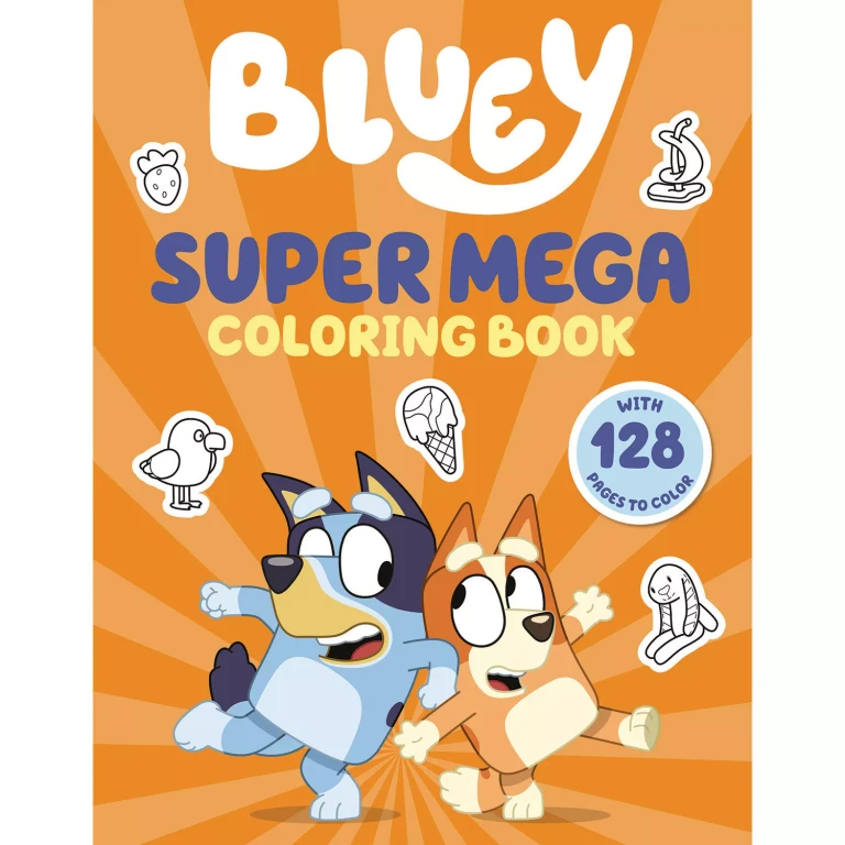 Super Mega Coloring Book, Paperback