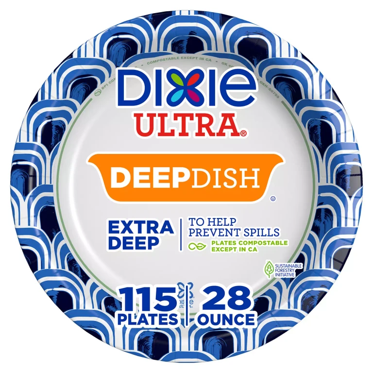 Ultra Extra Deep Dish Paper Plates 28 oz., 115 ct.