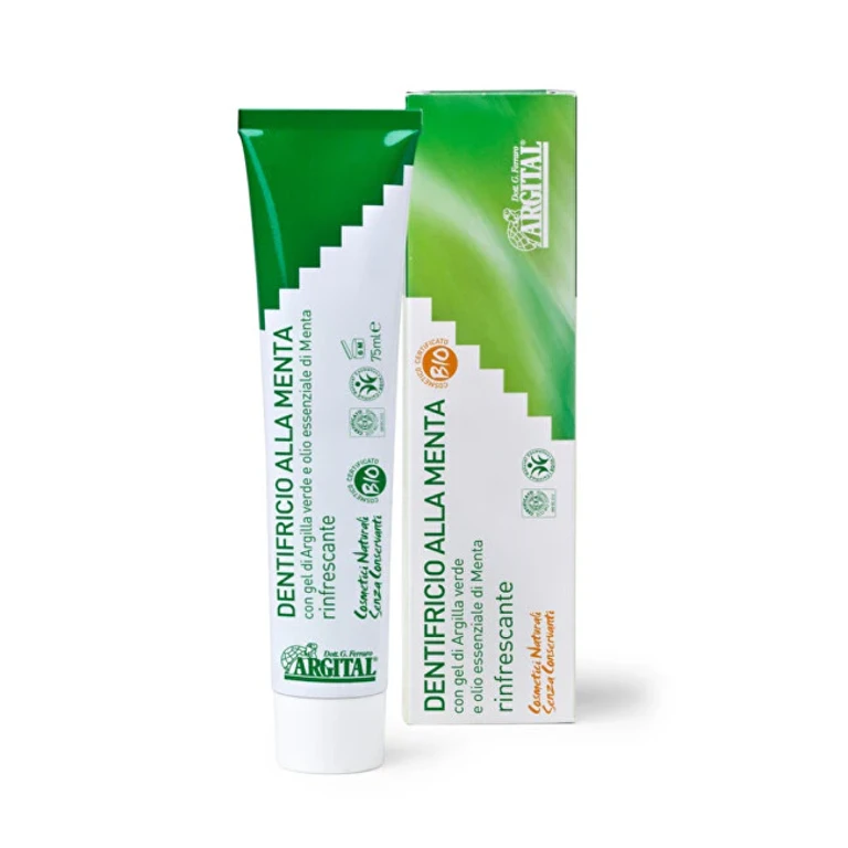 Toothpaste with mint and green clay 75 ml
