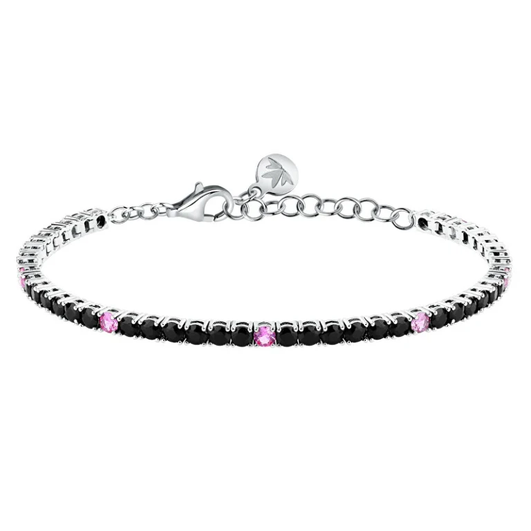 Silver Tennis Bracelet With Cubic Zirconia Tesori Saiw259