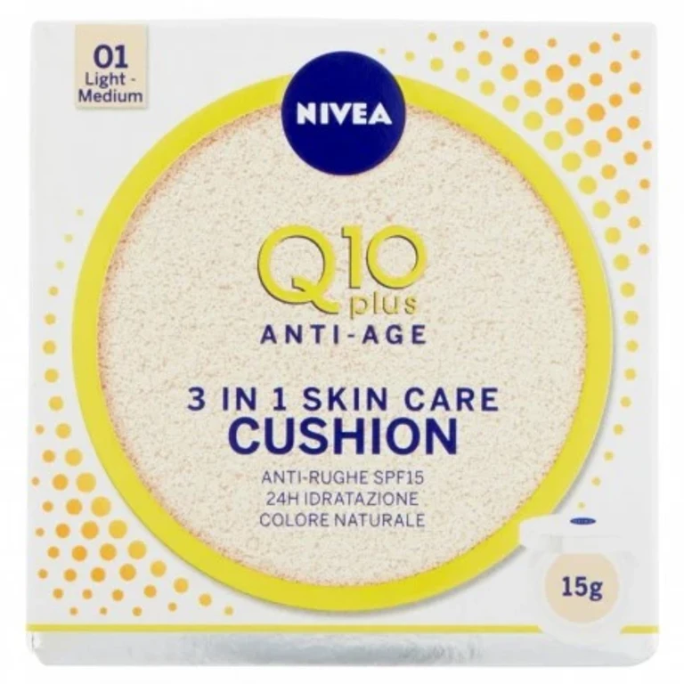 Q10 Plus Anti-Age 3 In 1 Skin Care Cushion 15 G – 01 Light Medium