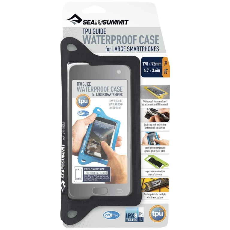 TPU Guide Waterproof Case for Large Smartphones