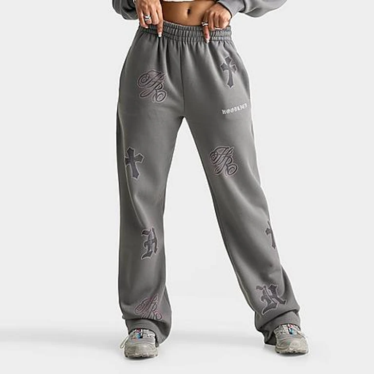 Women's Scarlet Wide-Leg Pants in Lava Smoke/Pink Size: XS