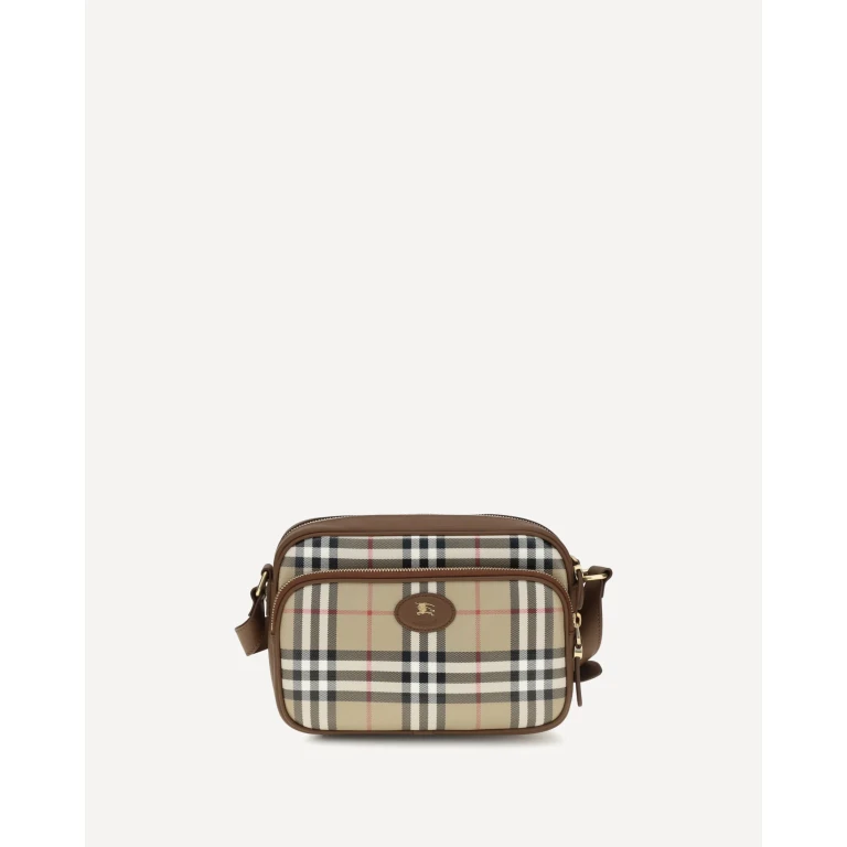 Check front pocket Shoulder Bag Male UNI